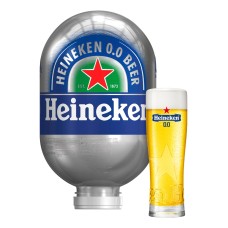 Heineken 0.0 Blade Bier Fust Vat 8 Liter